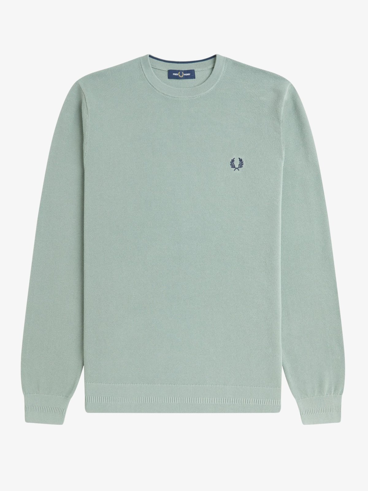 Fred Perry Leichter Baumwoll-Pullover mit O-Neck in S