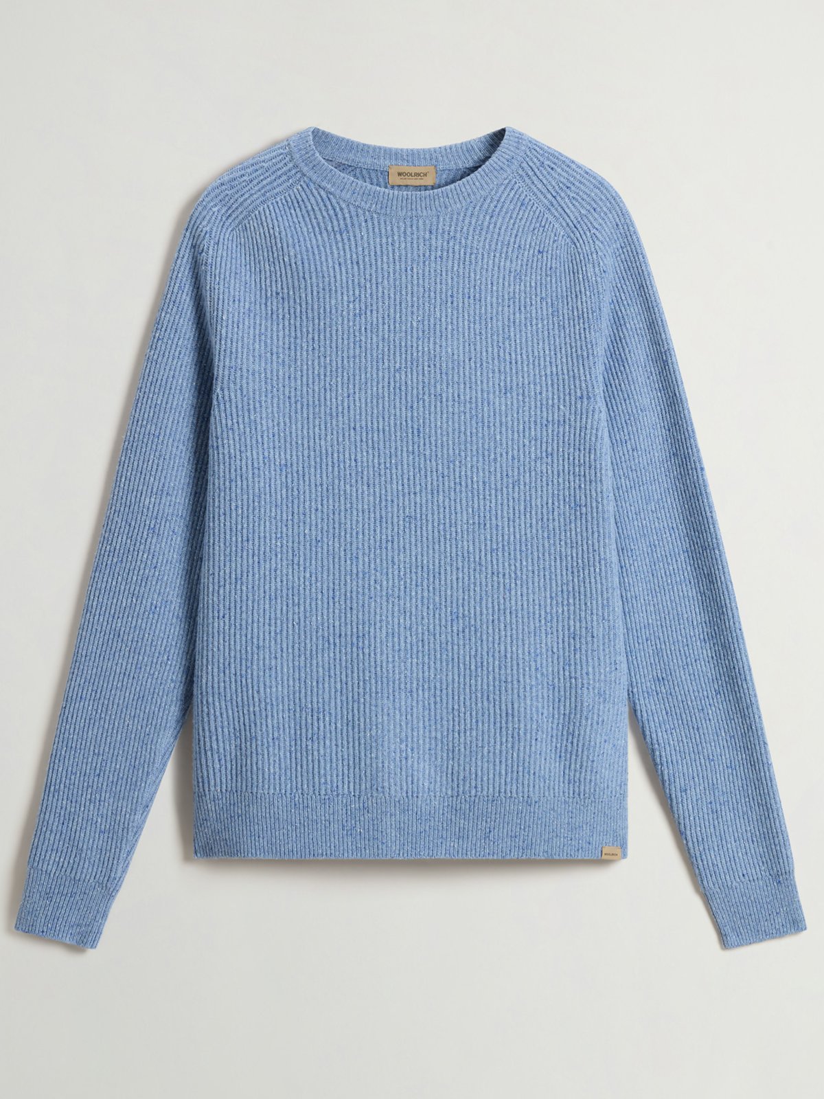 Woolrich Softer Rundhalspullover aus einem Wollmix mit Seide in M