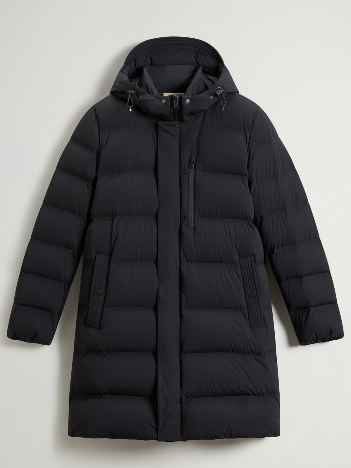 Woolrich Wasserabweisender Daunen-Parka mit Stretch-Haptik und Steppmuster in S