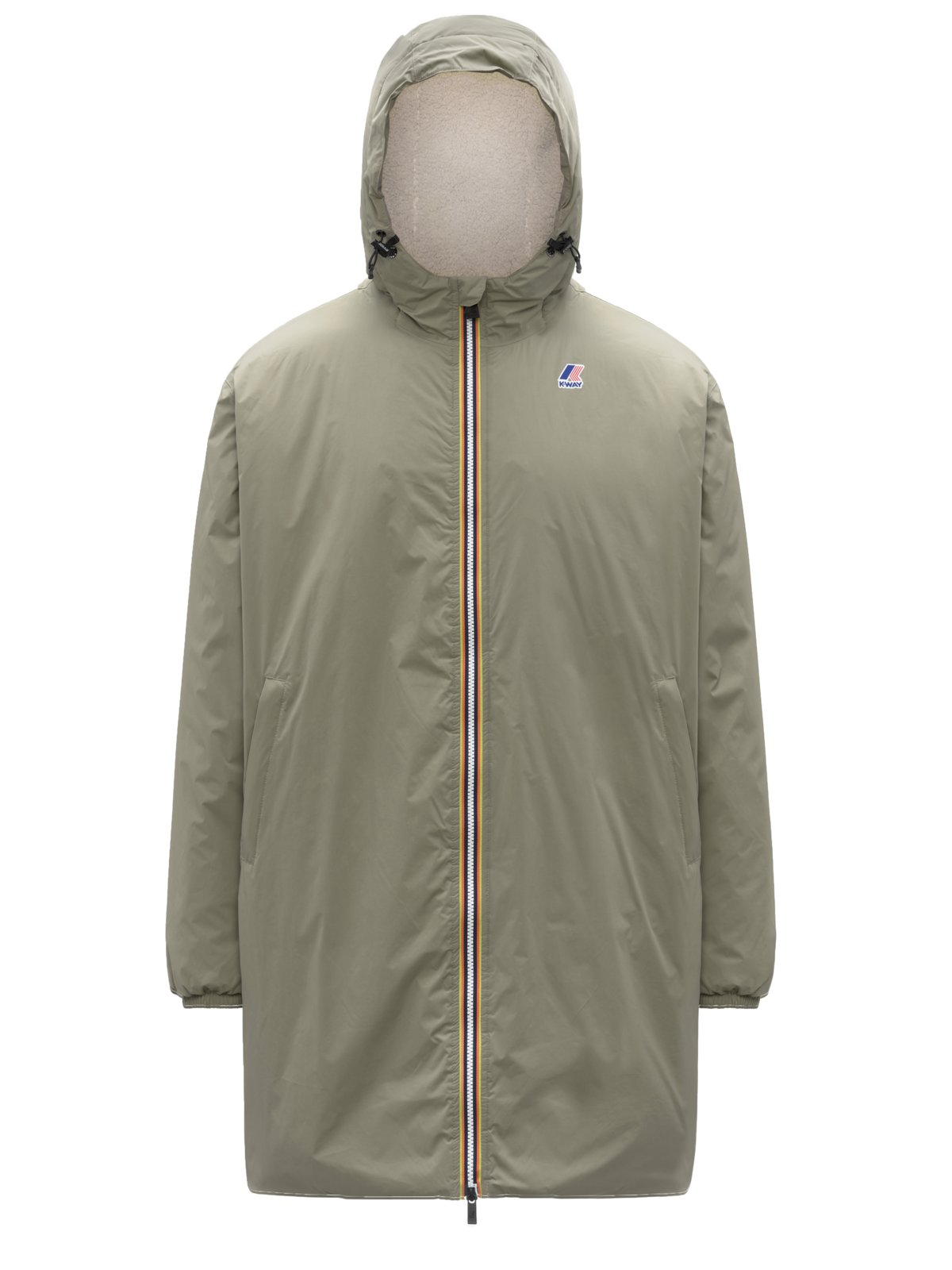 K-WAY Wasserdichter Parka LE VRAI 4.0 mit Sherpa-Futter in S