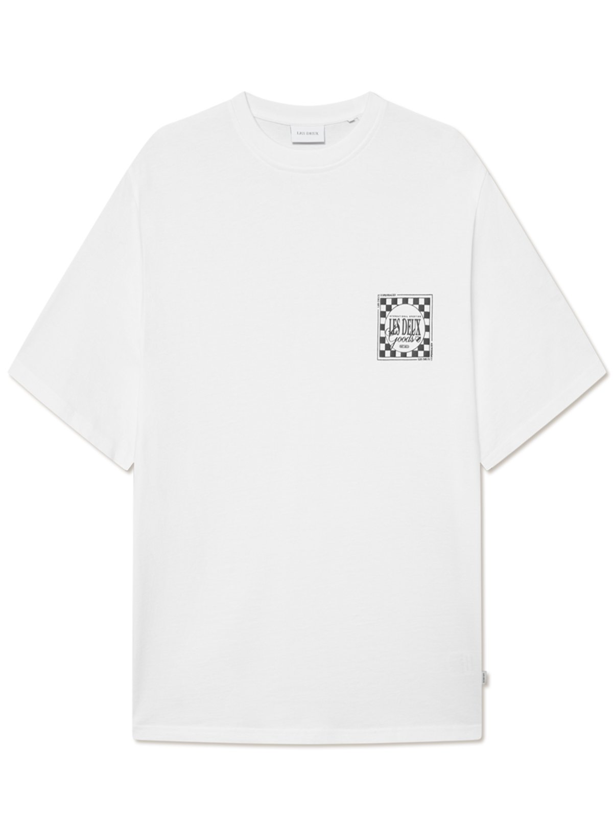 Les Deux T-Shirt aus einem Heavy-Baumwolljersey mit Prints in S