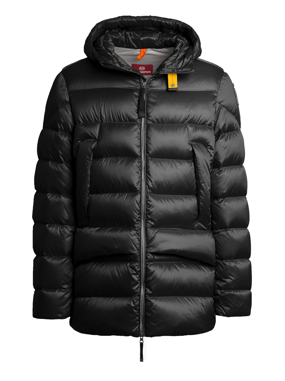 Parajumpers Gesteppte Daunenjacke Rolph mit Kapuze in Glanz-Optik in S