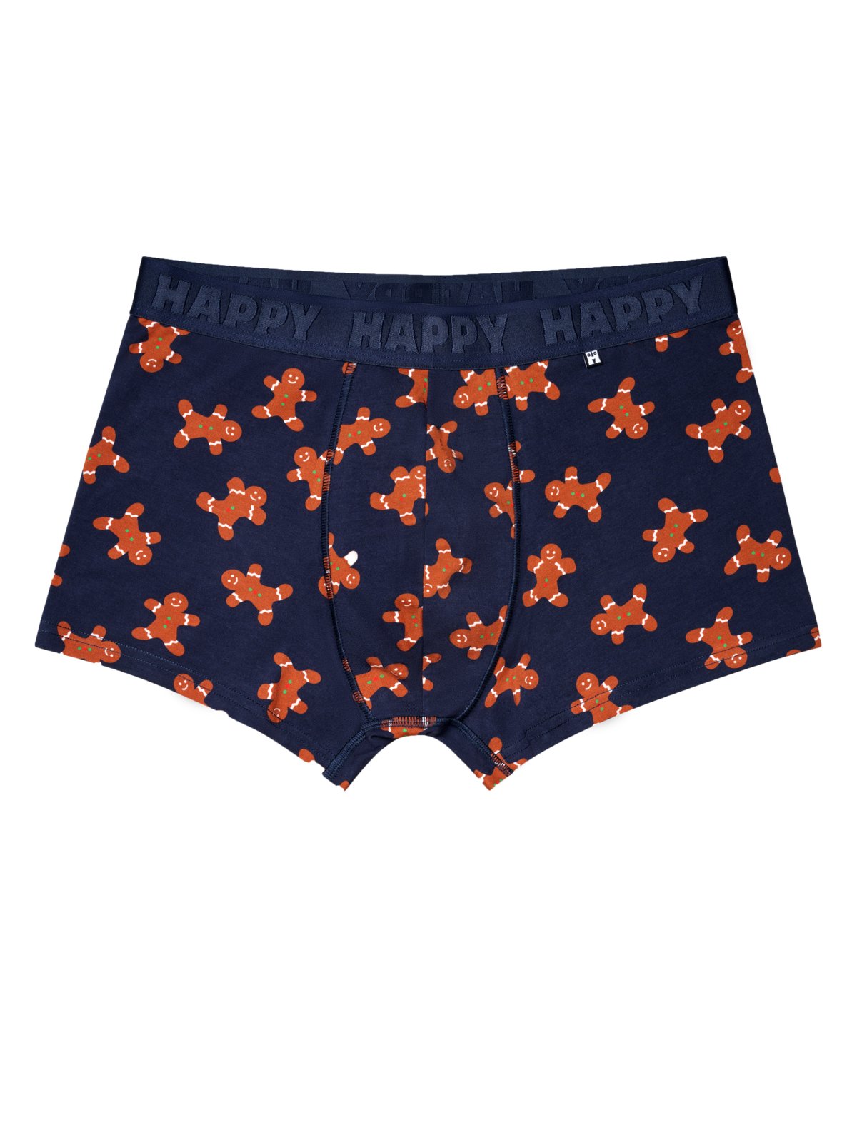 Happy Socks Boxer-Trunks mit Stretch und Lebkuchen-Männchen, X-Mas in L
