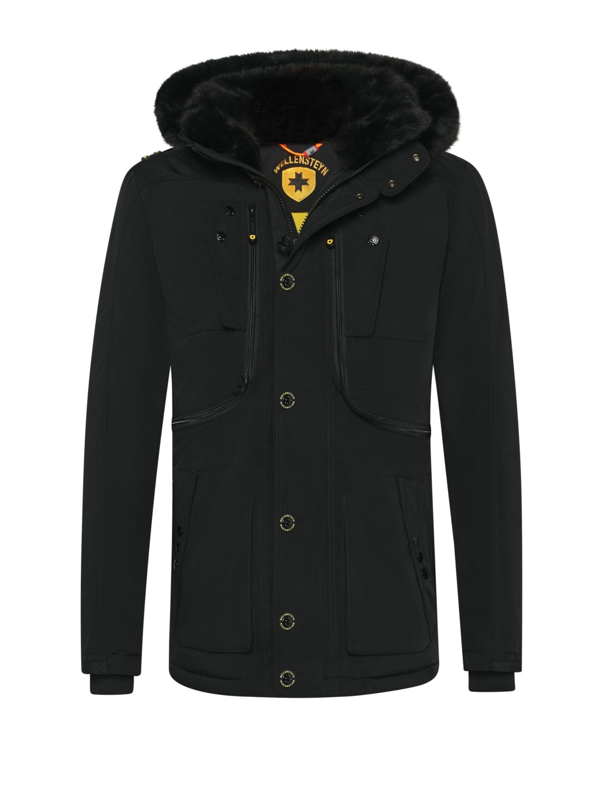 Wellensteyn Wetterfester Parka mit großer Kapuze und synthetischer Wattierung in S