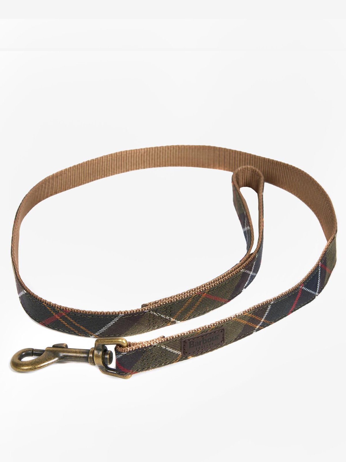 Barbour Hundeleine aus einem Mischgewebe mit Tartanmuster in 0