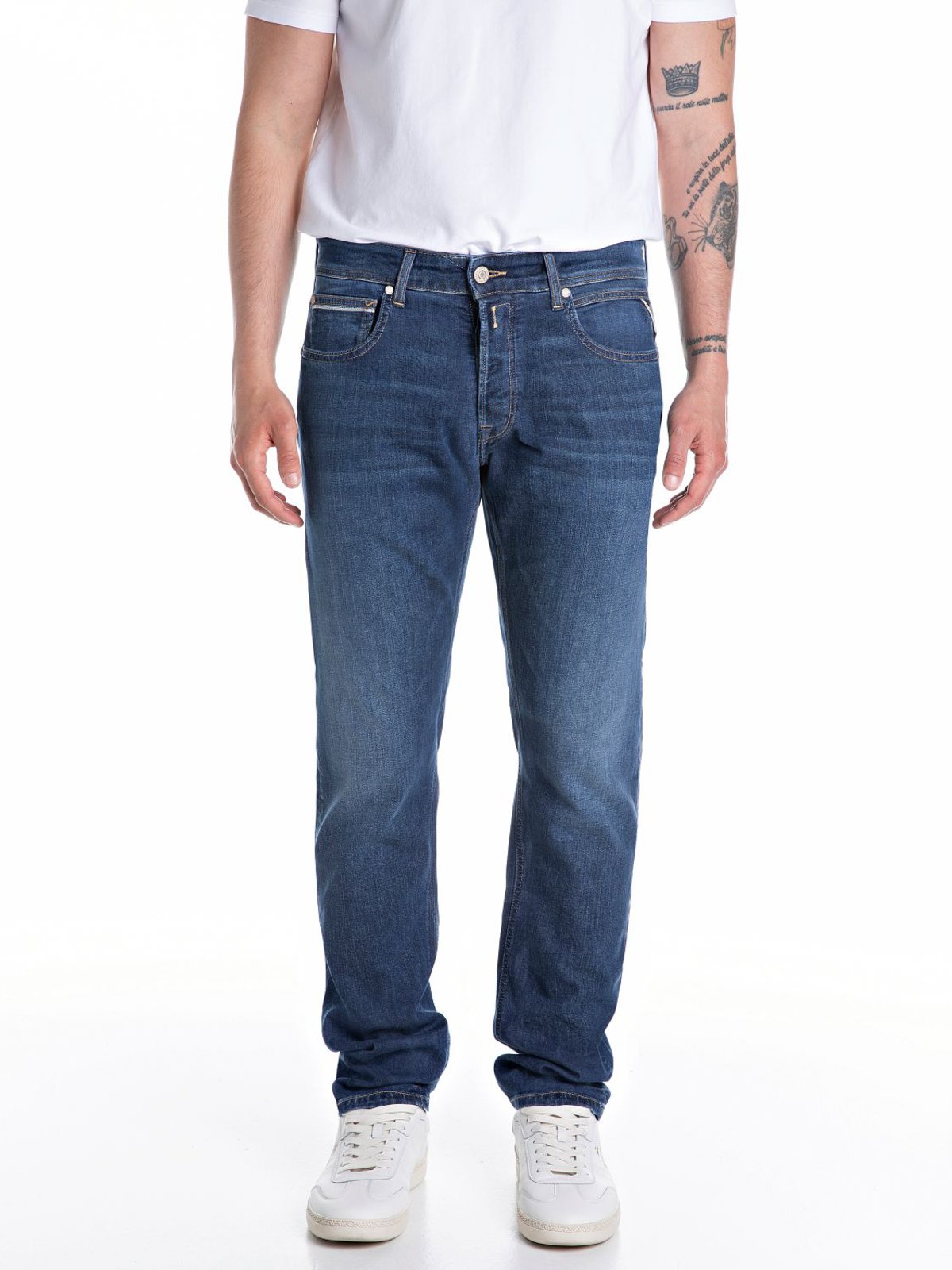 Replay Jeans Grover mit Stretchanteil, Straight Fit in 29/32