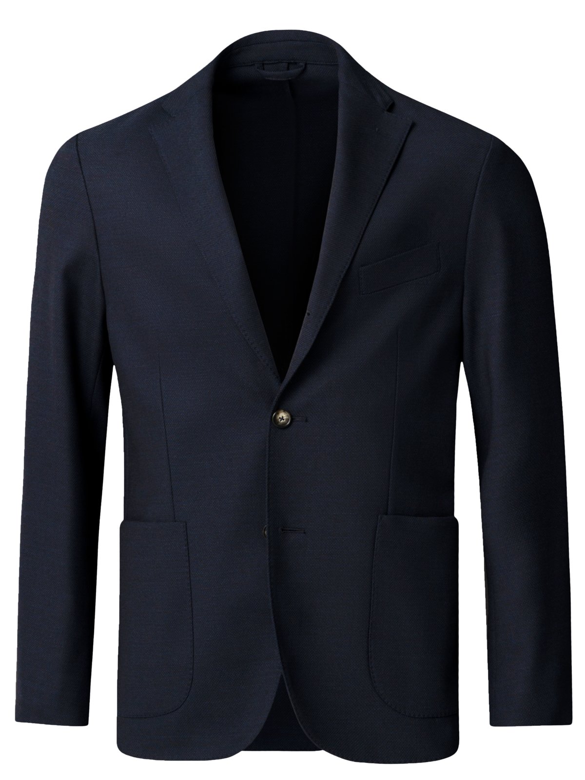 Eton Ungefüttertes 3-Knopf Sakko aus einem Tech-Wollgemisch in 48