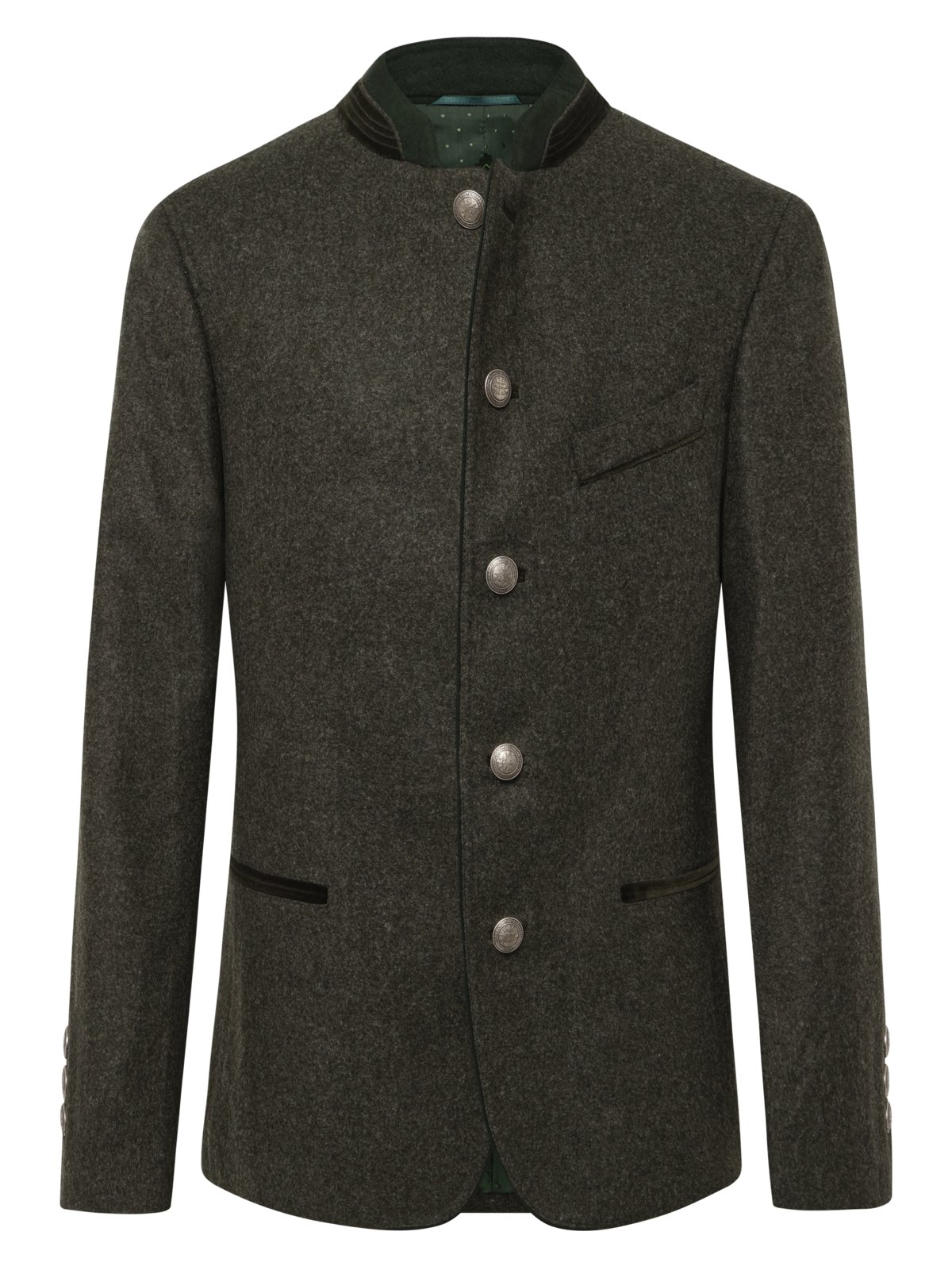 Poldi Traditioneller Trachten-Janker aus Schurwolle in 48