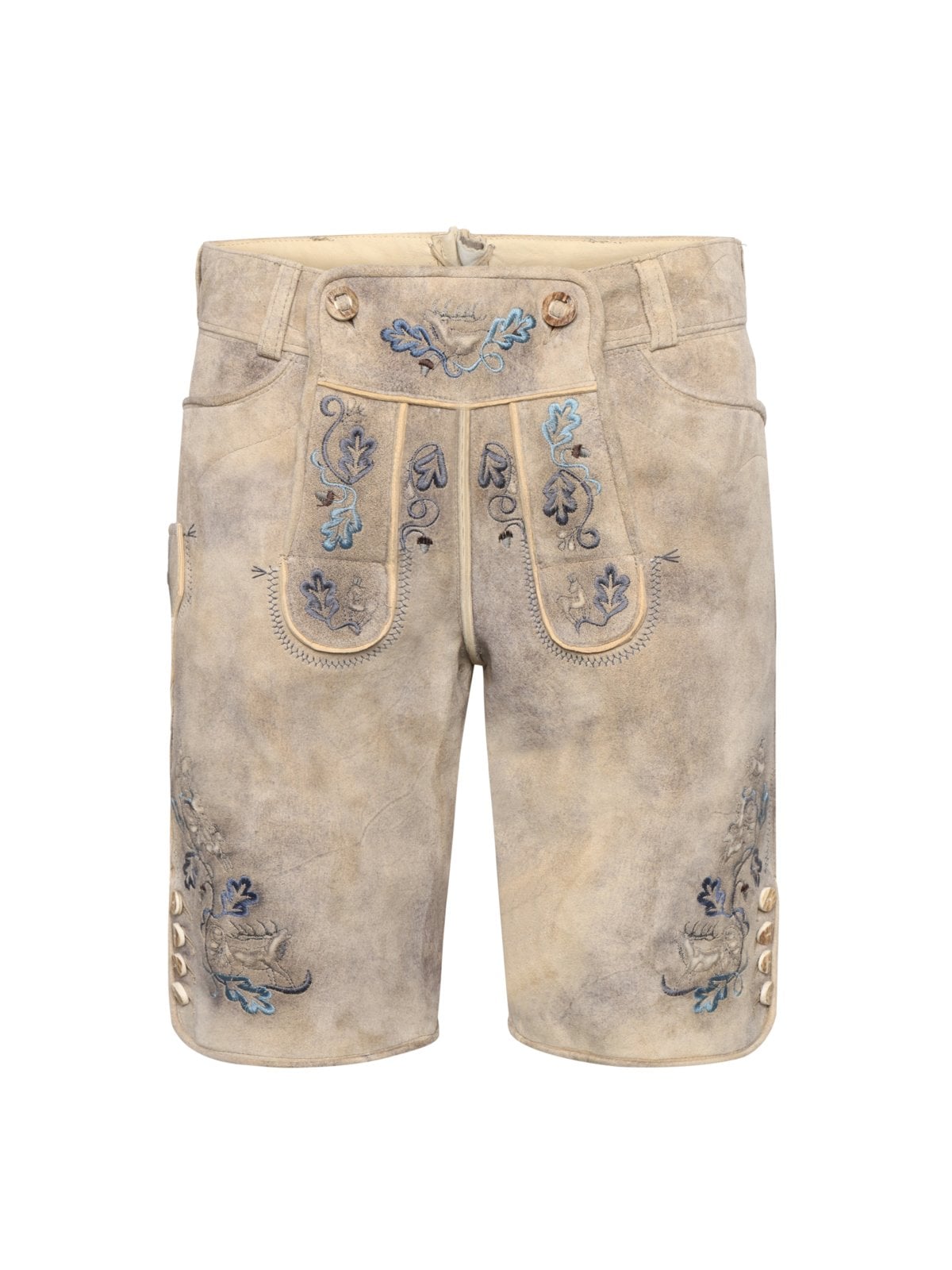 Spieth & Wensky Trachten-Lederhose Bischofswiesen mit traditionellen Stickereien in 48