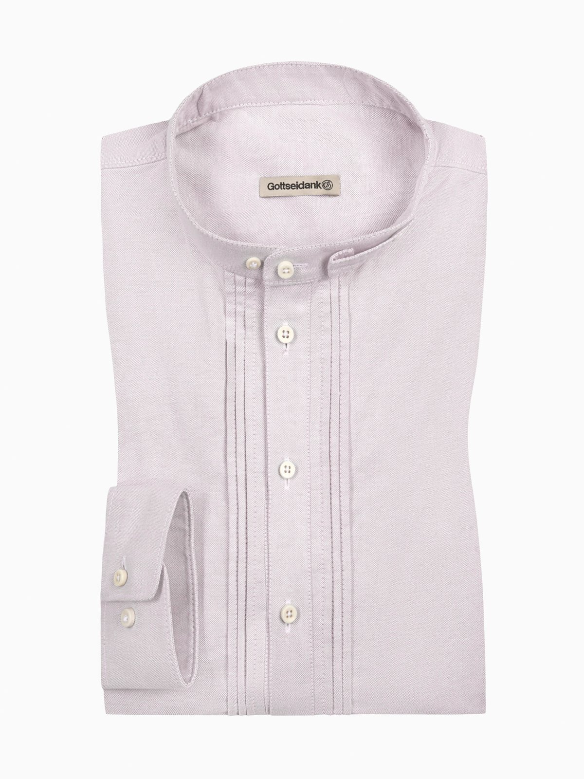 Gottseidank Trachten-Schlupfhemd Pfoad mit Stehkragen und Riegelverschluss in S