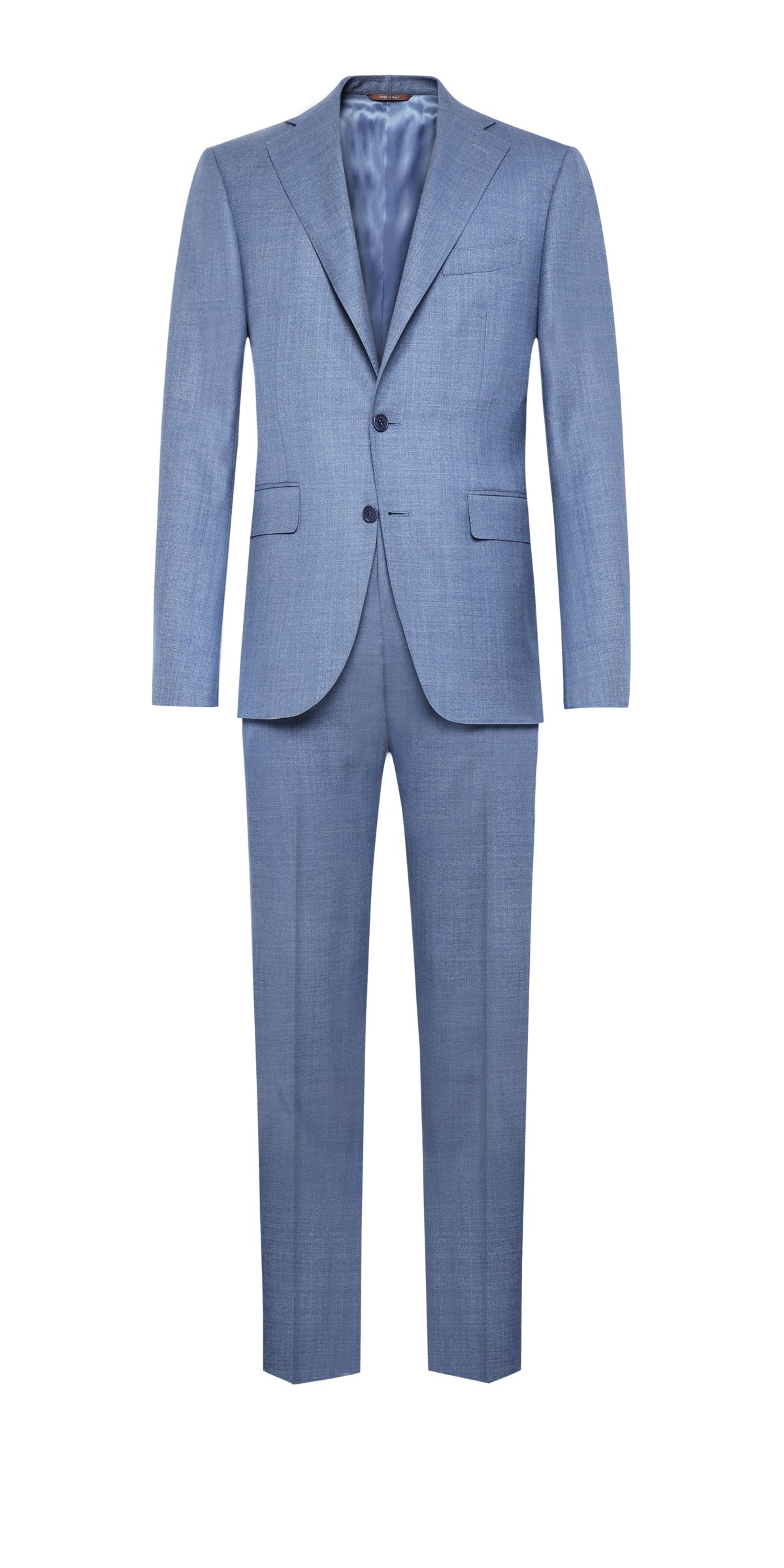 Canali Anzug mit einreihigem Sakko in feiner Woll-Qualität in 48