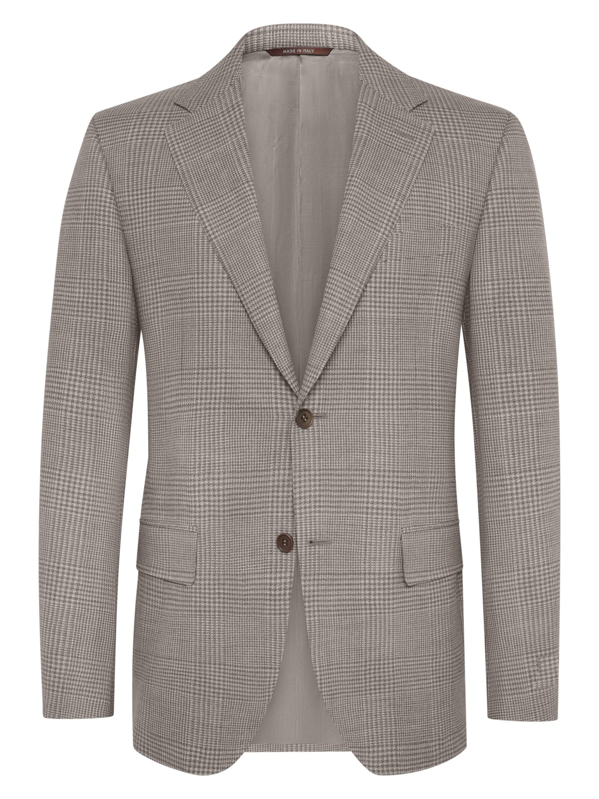 Canali Einreihiges Sakko aus einem strukturiertem Woll-Mix in 50