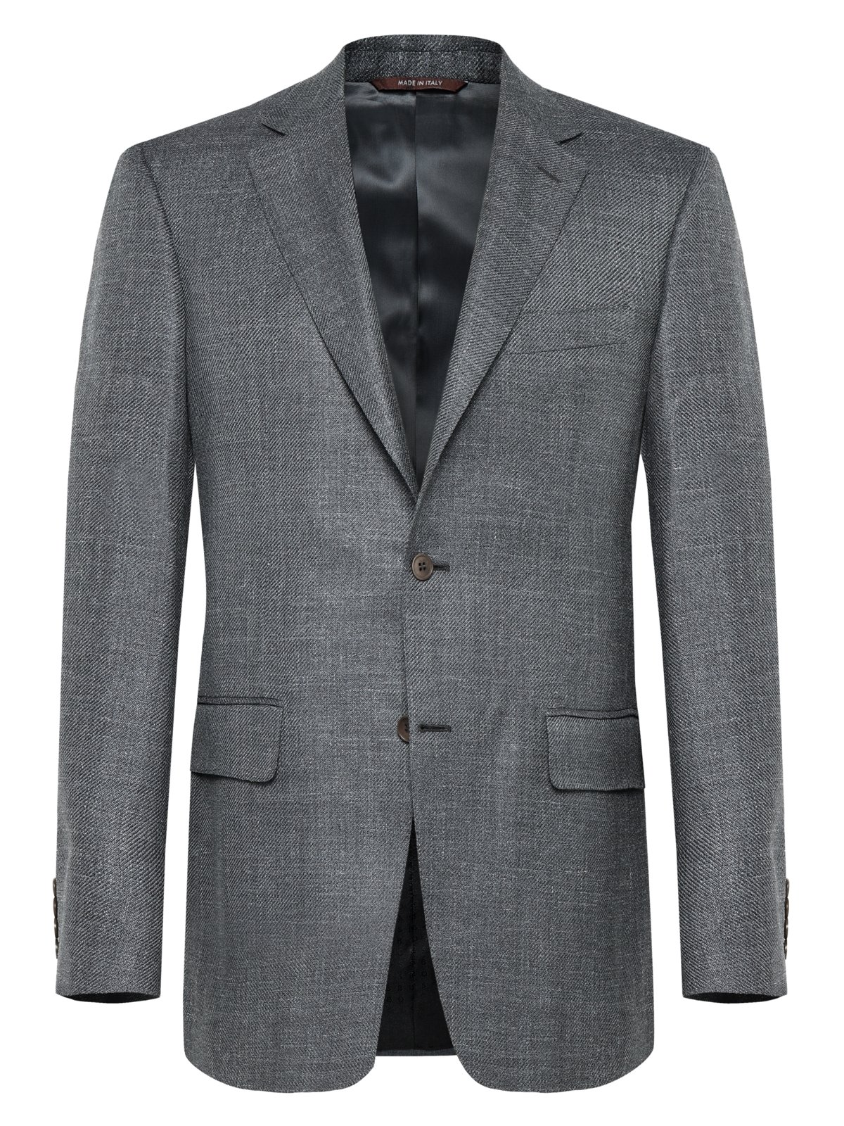 Canali Einreihiges Woll-Sakko mit Reverskragen in 50