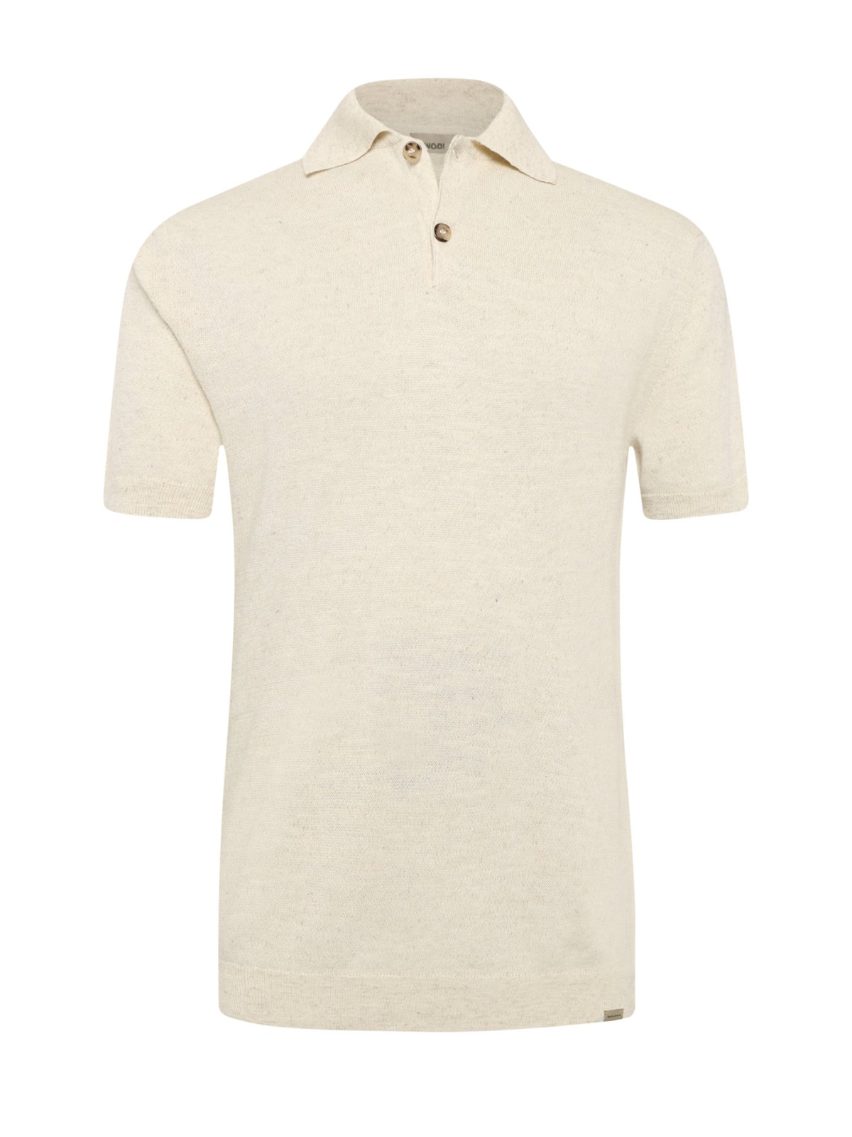 Woolrich Softes Strick-Poloshirt mit Leinenanteil in M