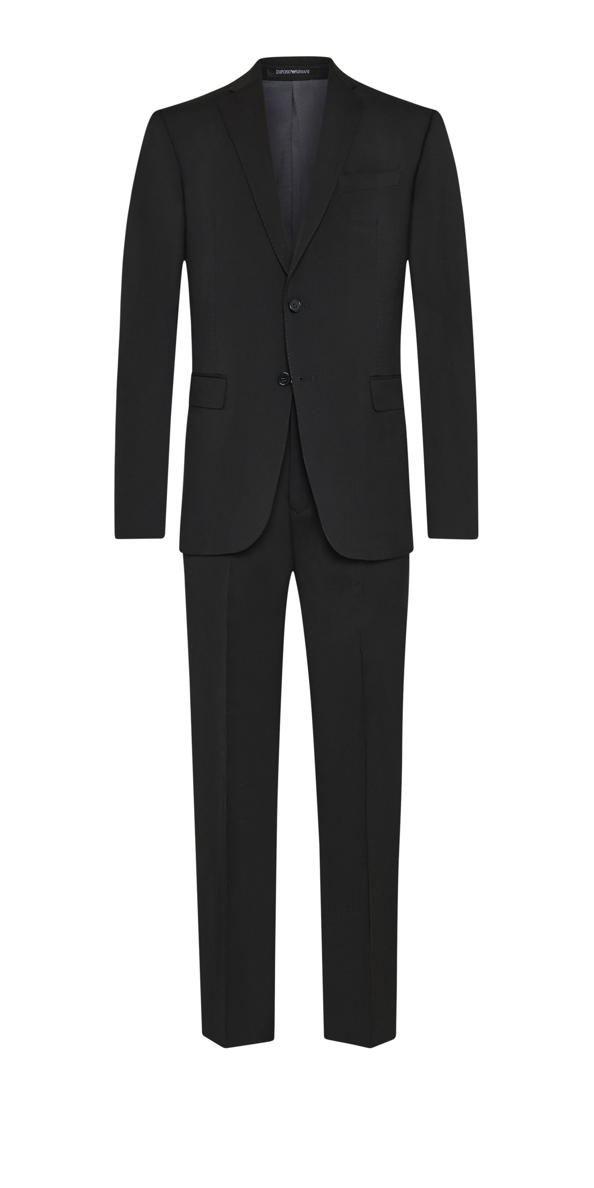 Emporio Armani Komplettanzug mit Einreiher-Sakko aus Schurwolle in 50