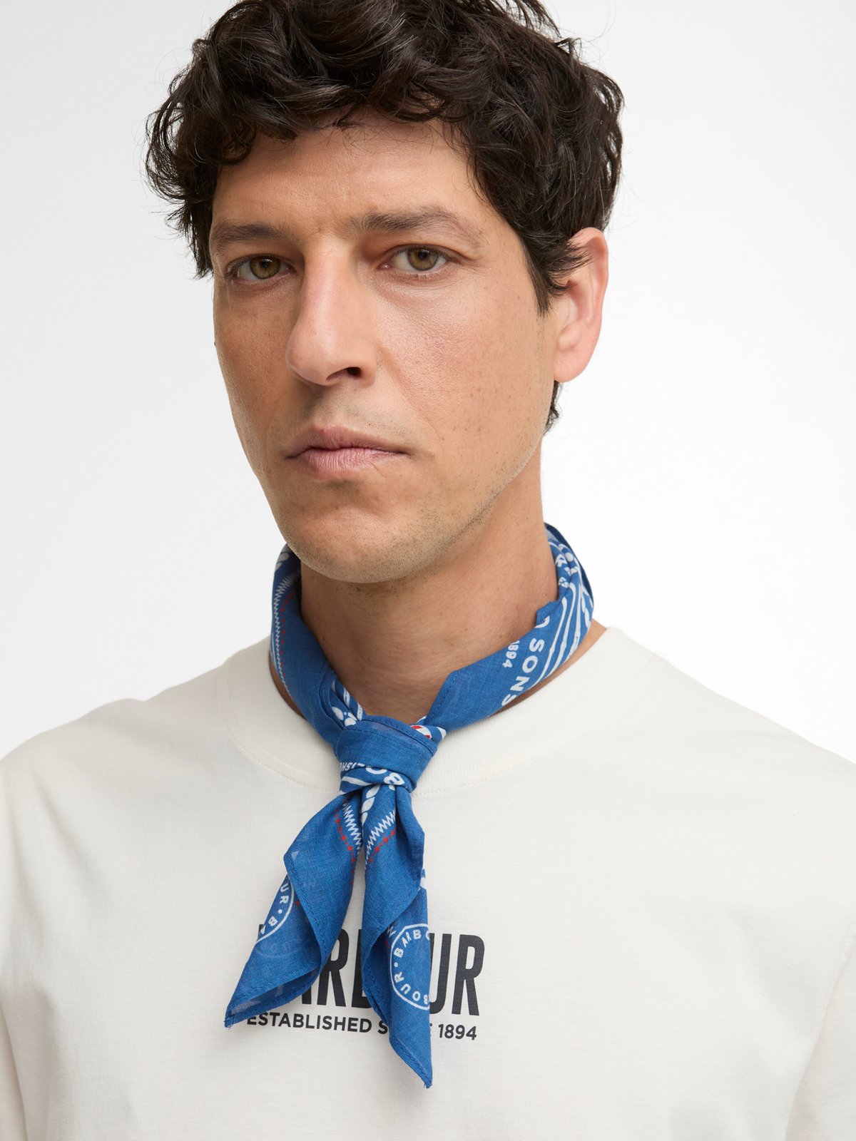 Barbour Bandana aus Baumwolle mit Archiv-Design in 0