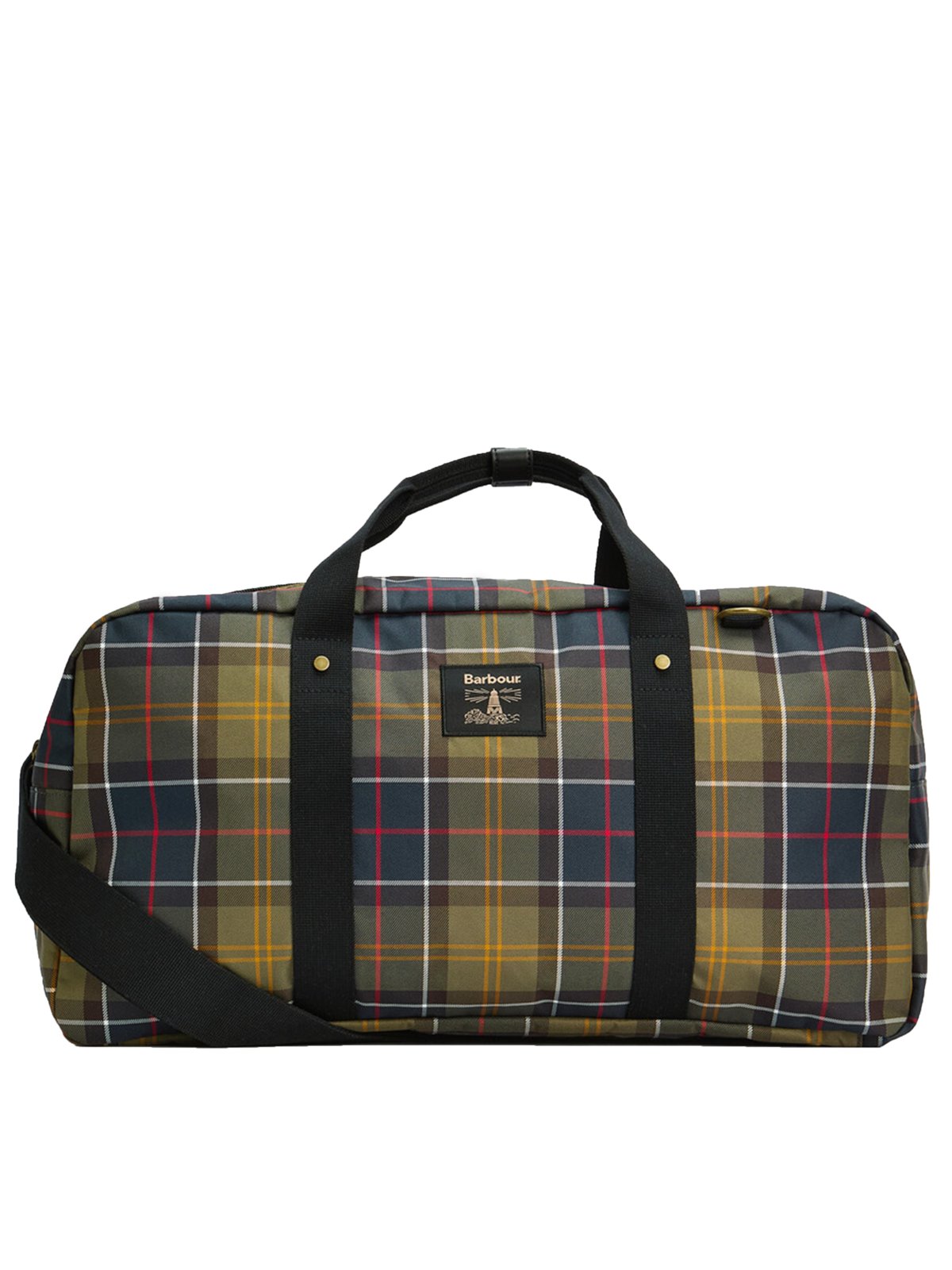 Barbour Wetterfeste Reisetasche mit Tartanmuster in 0