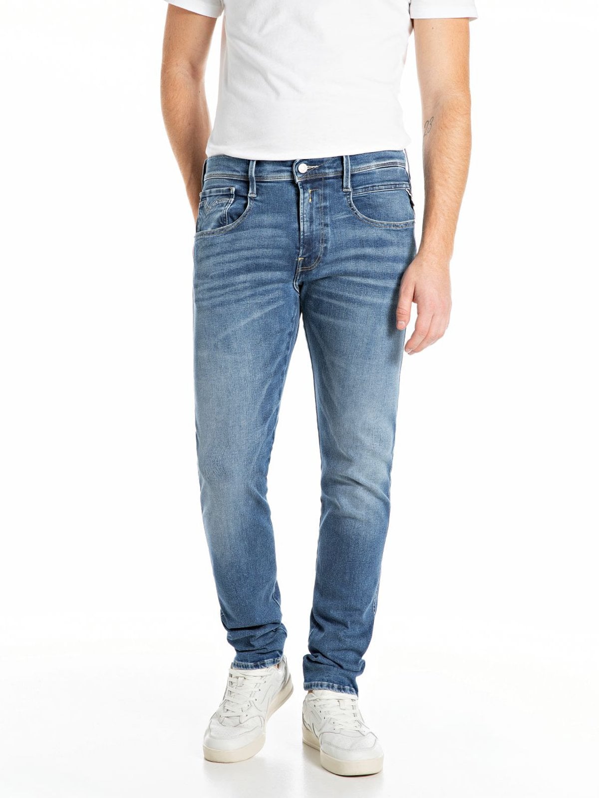 Replay Jeans Anbass Hyperflex mit Stretch, Slim Fit in 29/32