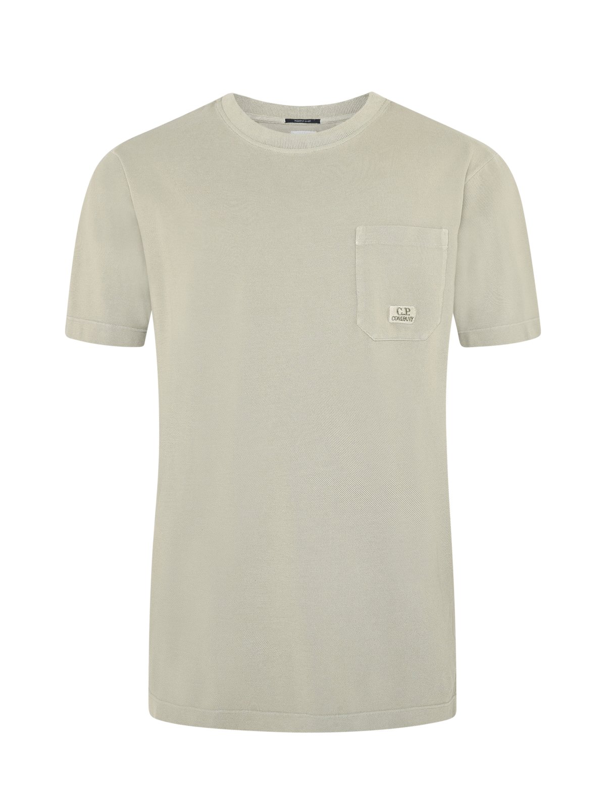 C.P. Company Garment Dyed gefärbtes T-Shirt mit Brusttasche in S