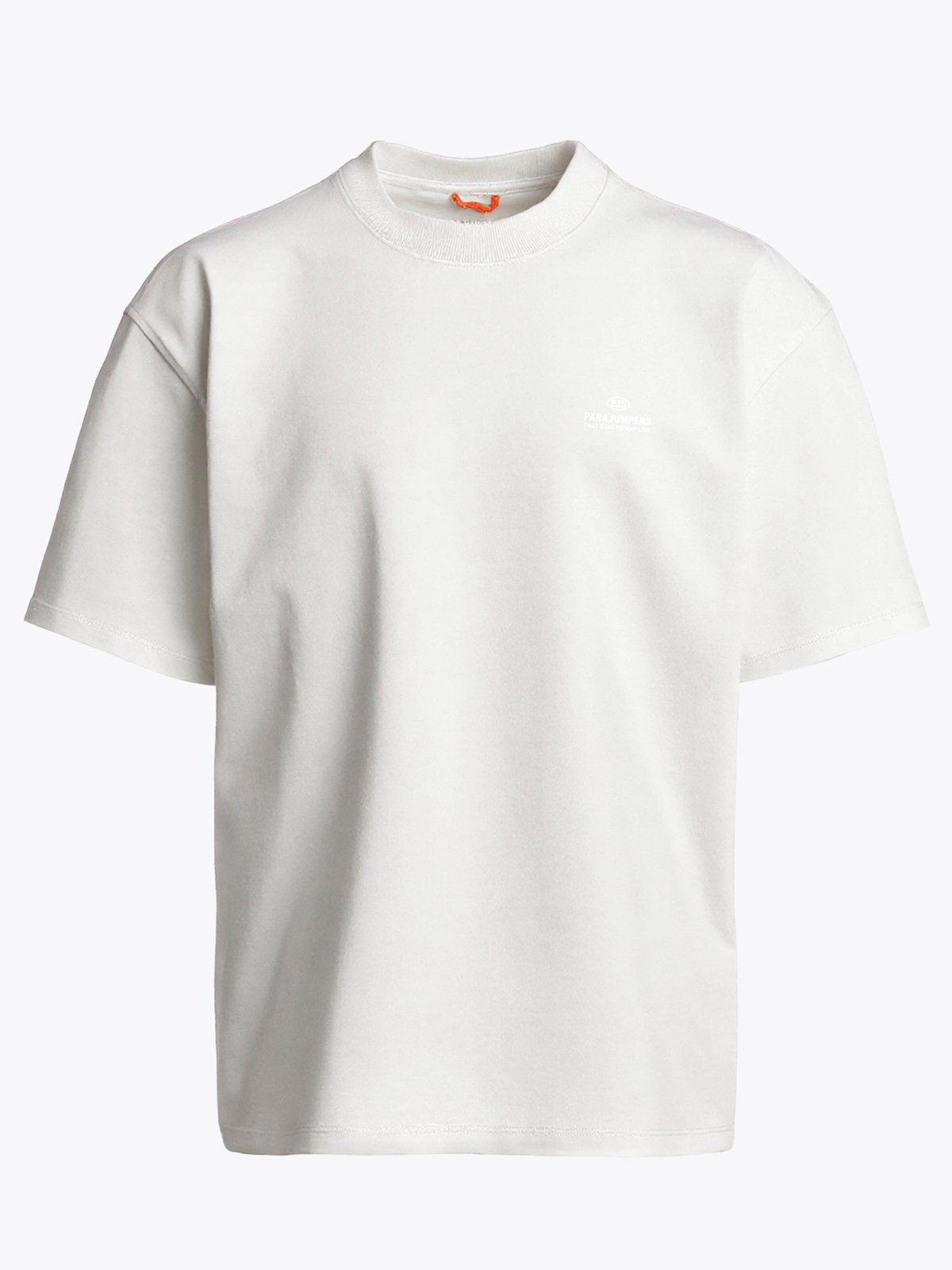 Parajumpers T-Shirt aus schwerem Baumwolljersey, Oversized geschnitten in S