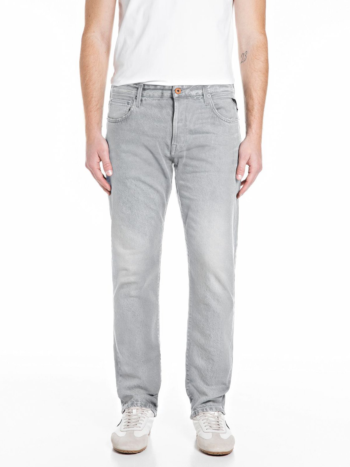 Replay Leichte Jeans Aideen aus Baumwolle, Straight Fit in 31/32