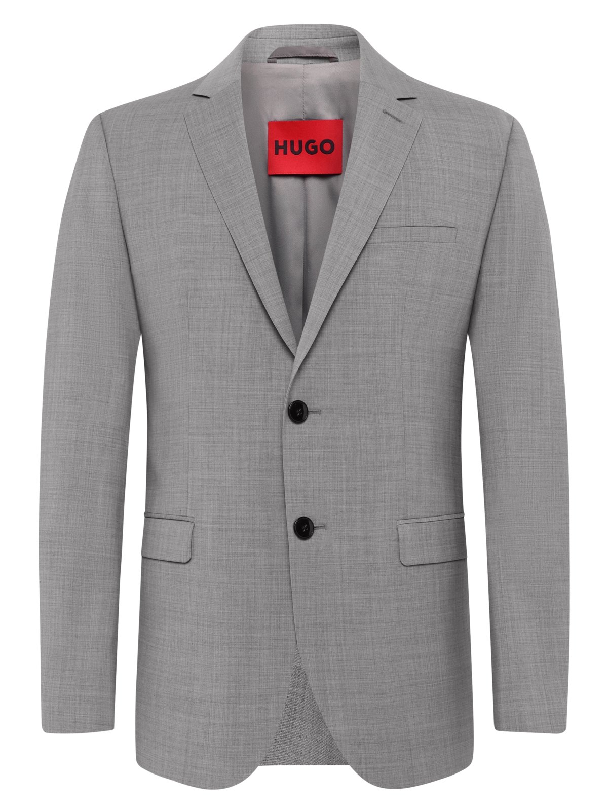 HUGO Einreihiges Sakko aus einem Wollmix mit Stretch, Extra Slim Fit in 44