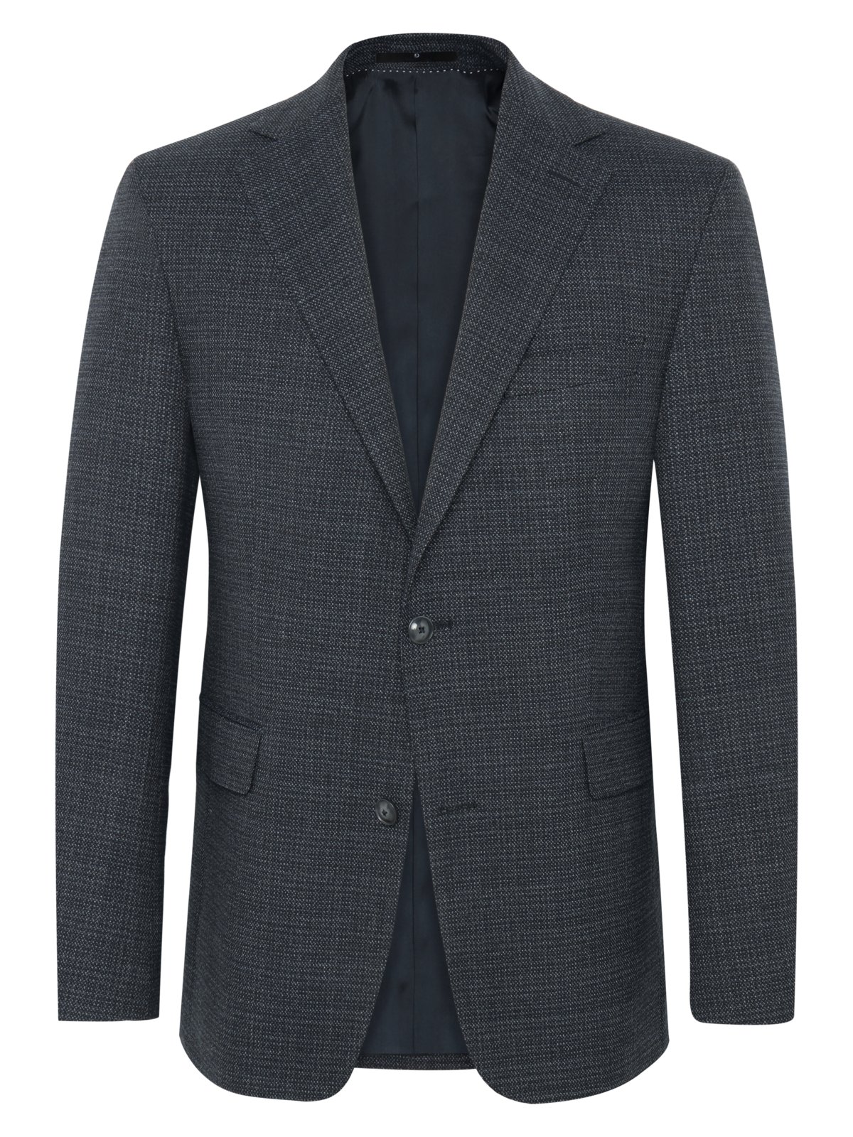 Dressler Sakko aus einem gemusterten Baumwoll-Mix mit Stretch, Relaxed Fit in 26,5