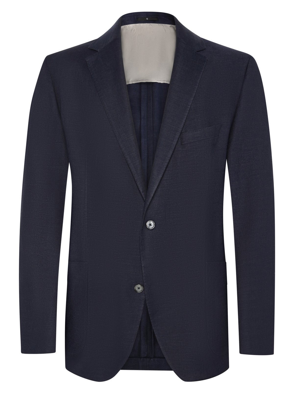 Dressler Stretch-Sakko aus einem Leinen-Lyocell-Mix, Regular Fit in 48