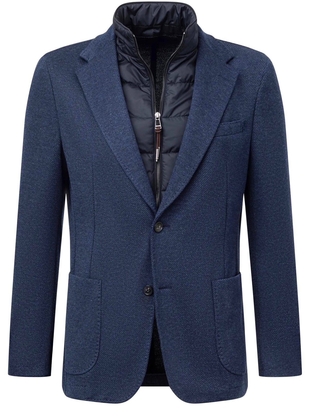 Windsor Ungefüttertes Jersey-Sakko mit Reißverschlussblende, Shaped Fit in 46