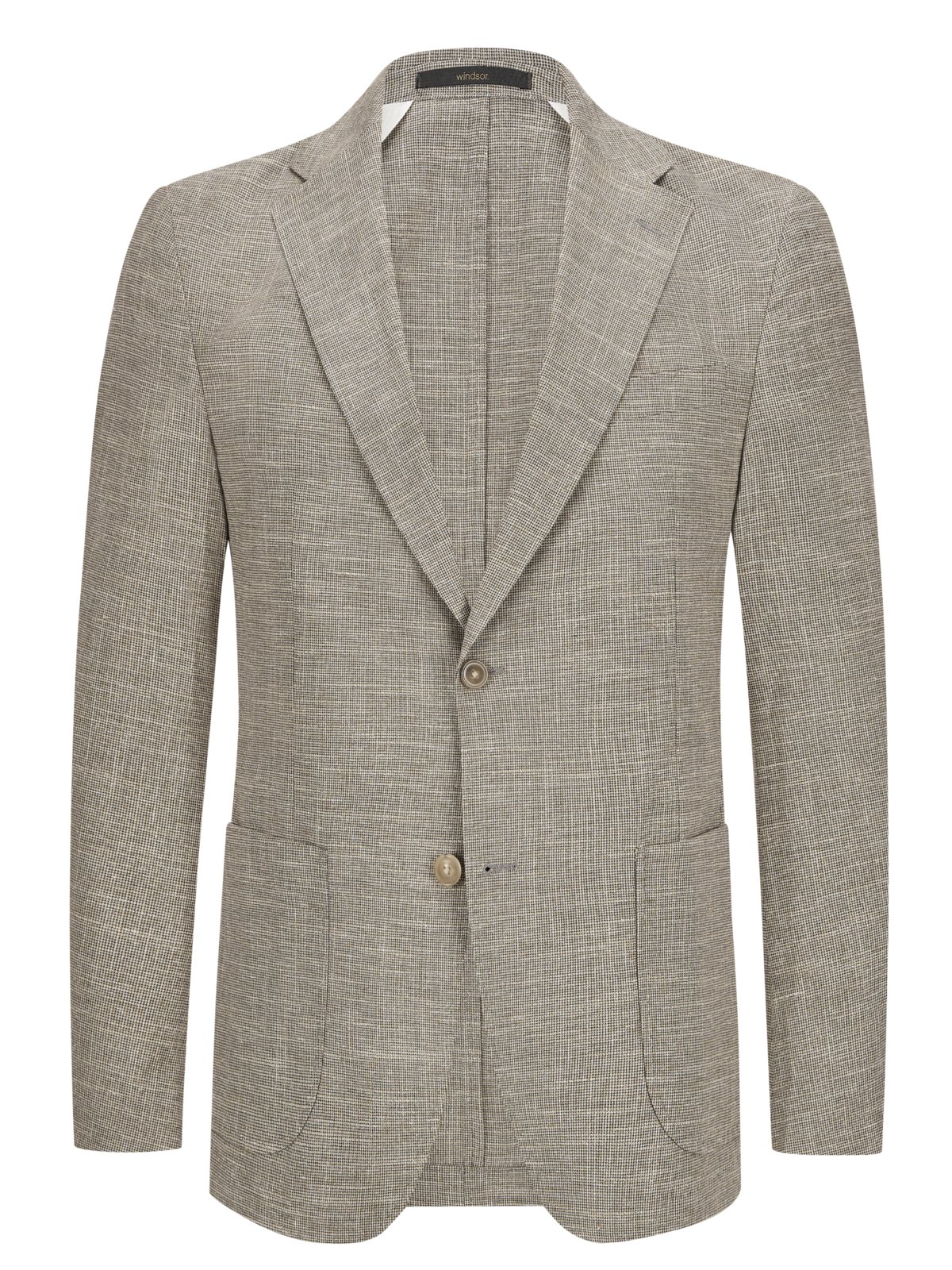 Windsor Superleichtes Sakko mit Leinen und Stretch, Shaped Fit in 46
