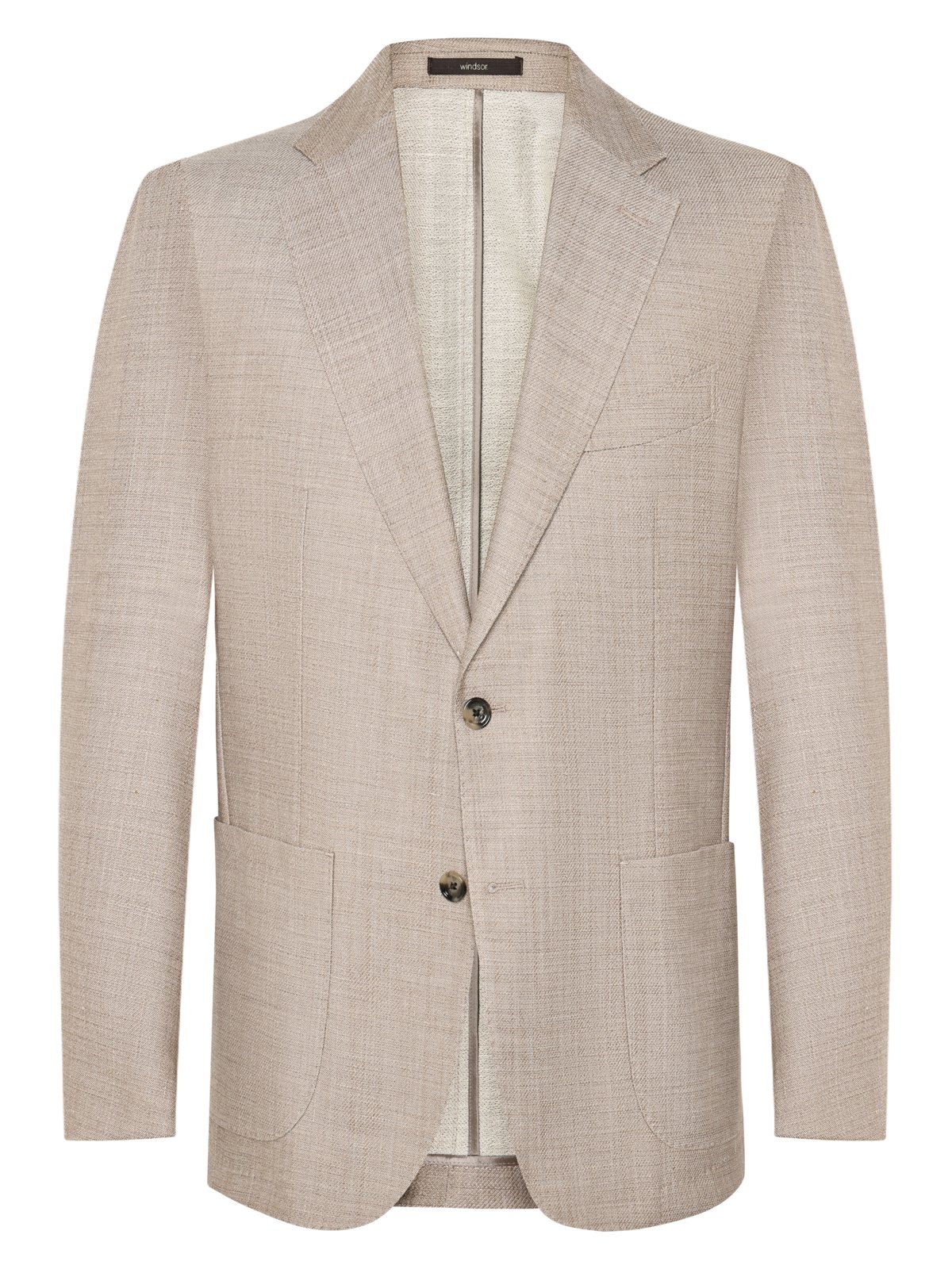 Windsor Ungefüttertes Sakko aus einem Woll-Jersey, Shaped Fit in 46