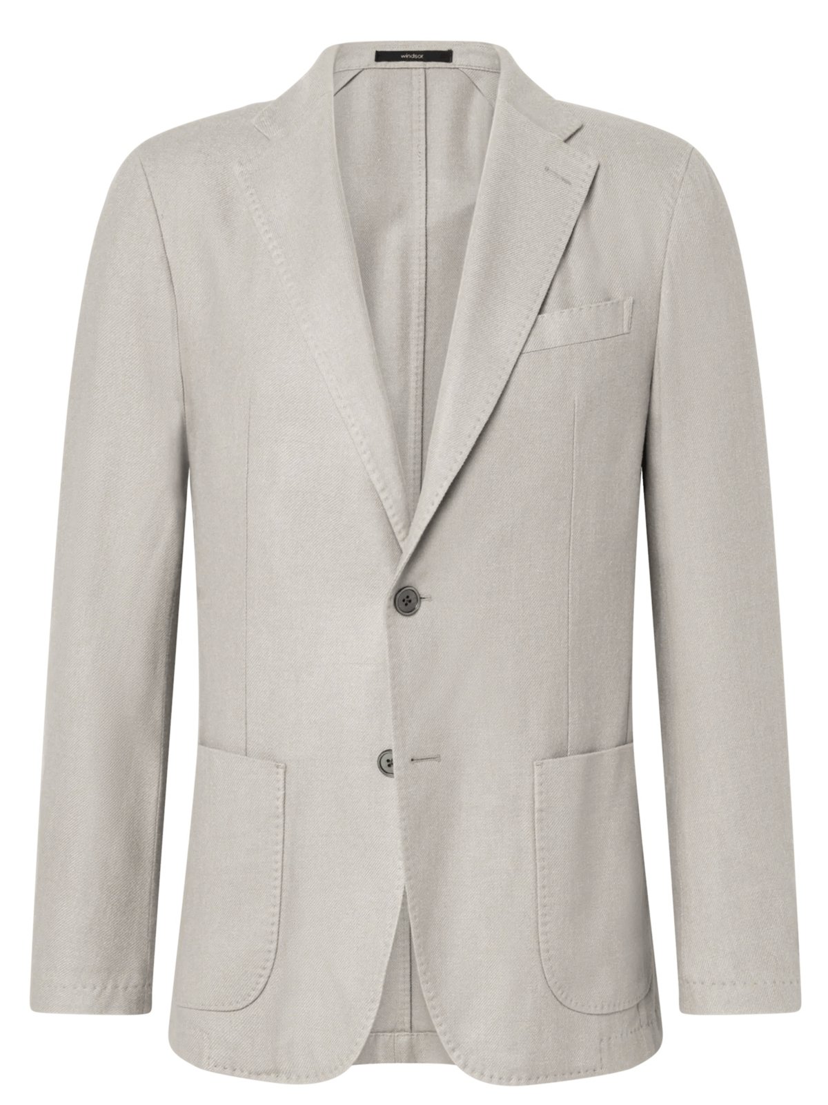 Windsor Frosted Wool-Sakko mit Seidenanteil, Shaped Fit in 48