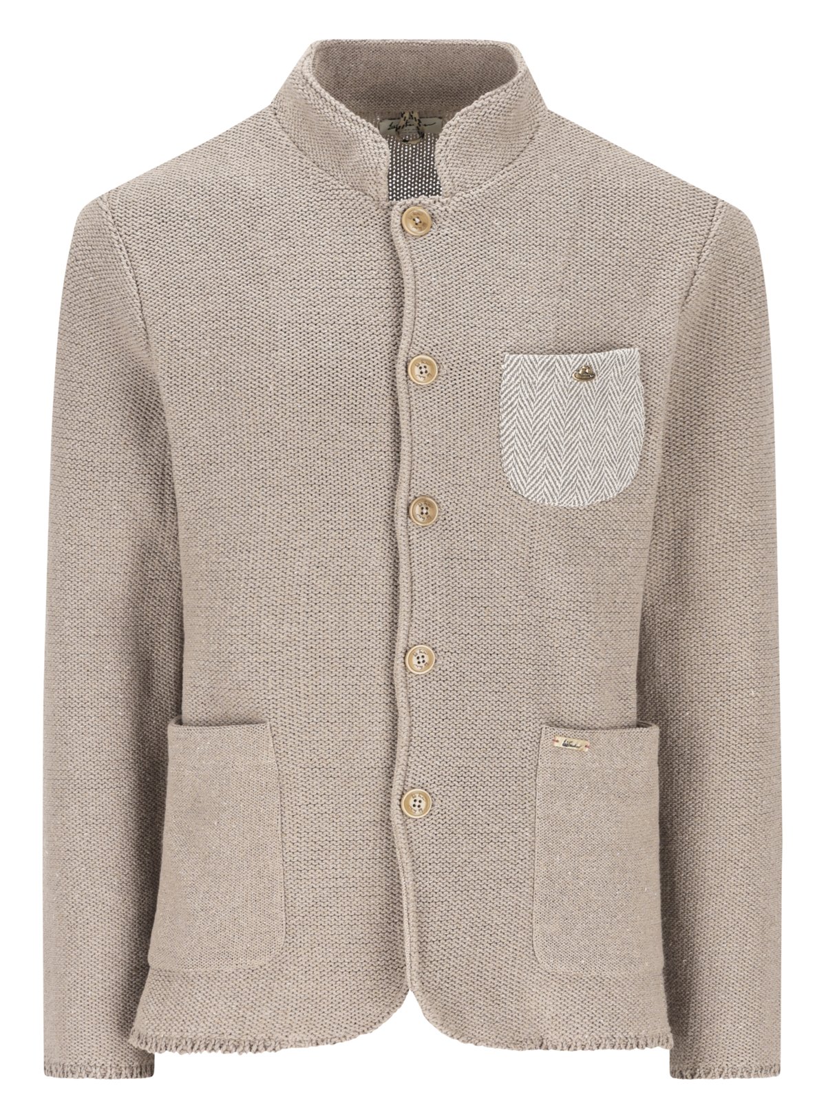 Luis Trenker Trachten-Strickjacke Luwainer aus einem Baumwoll-Mix, Regular in S