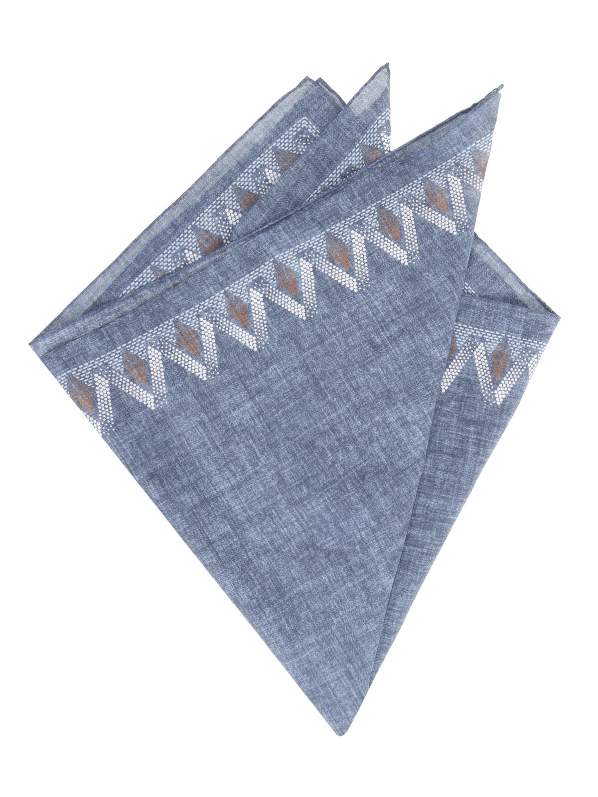 Biella Bandana aus Baumwolle mit gemustertem Rand in 0