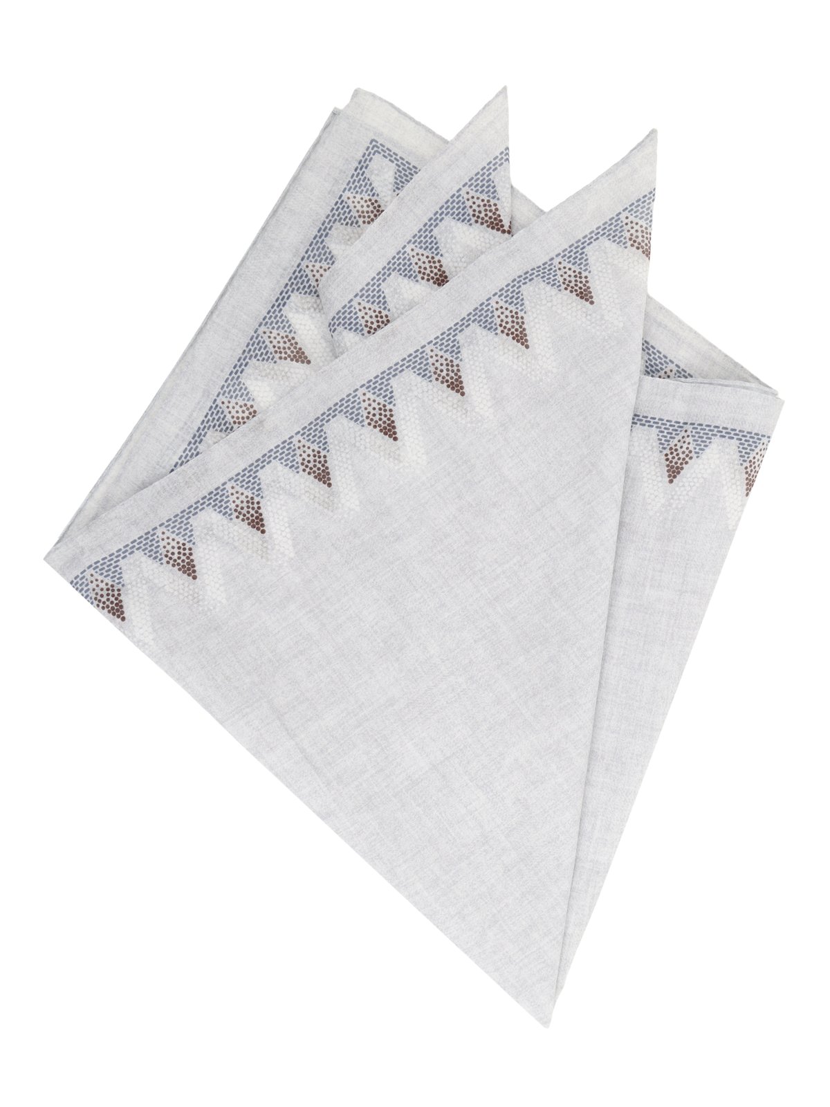 Biella Bandana aus Baumwolle mit gemustertem Rand in 0