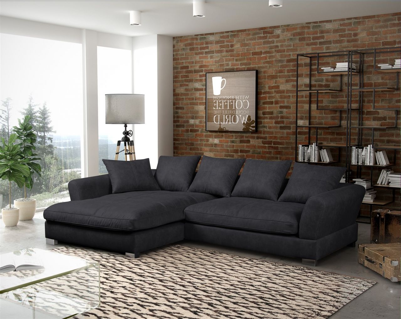 Couchgarnitur TIZIAN in diversen Stoff und Farbvarianten/ Otto.. Links