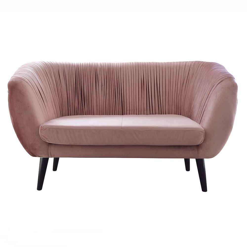 Polstersofa Sofa 2-Sitzer FABRICE Massivholz Buche