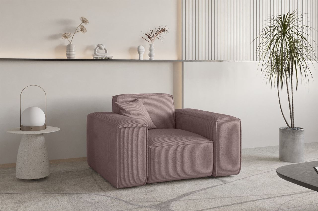 Sessel Designersessel CELES PREMIUM in Stoff Scala Lavendel