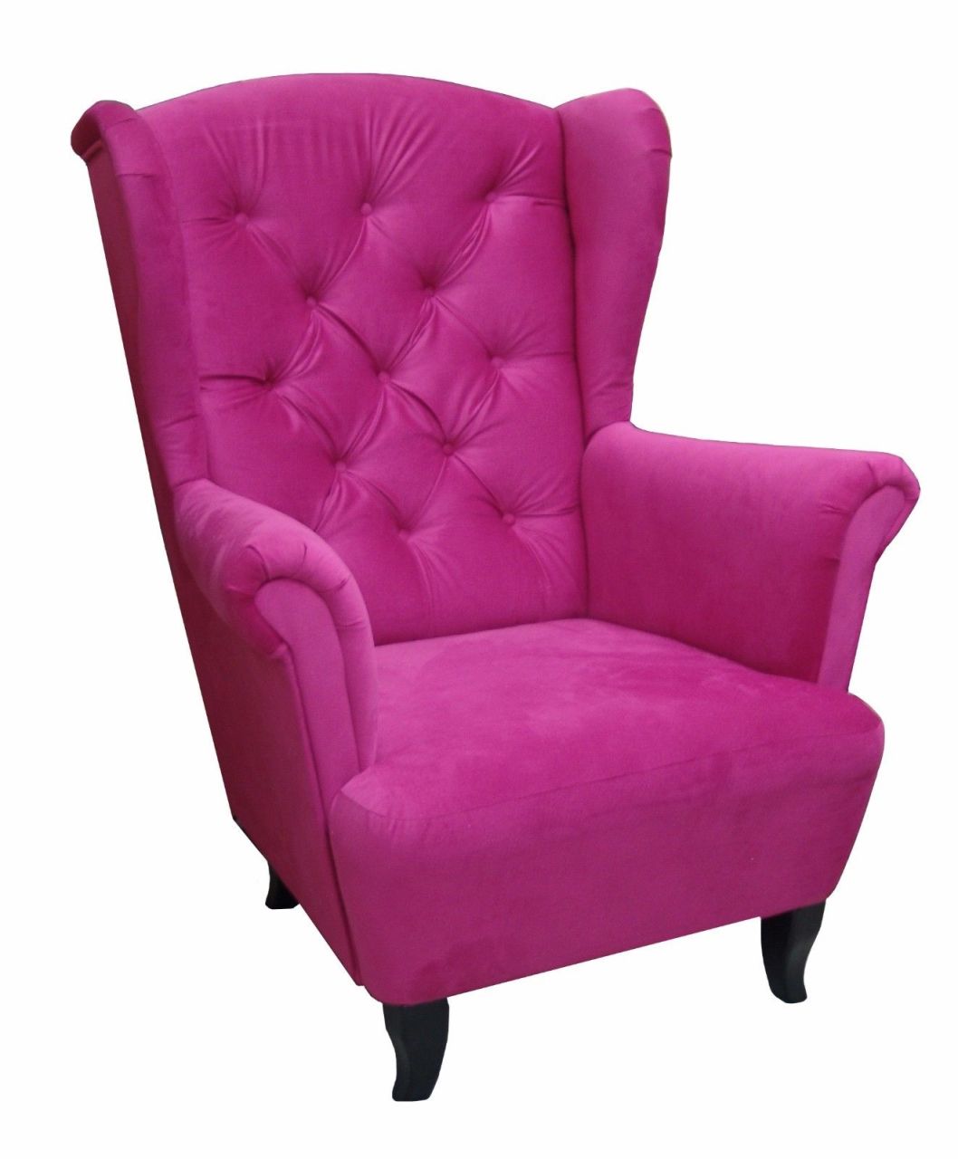 OUTLET Sessel Ohrensessel Wohnzimmersessel - Orlando - Webstoff Pink