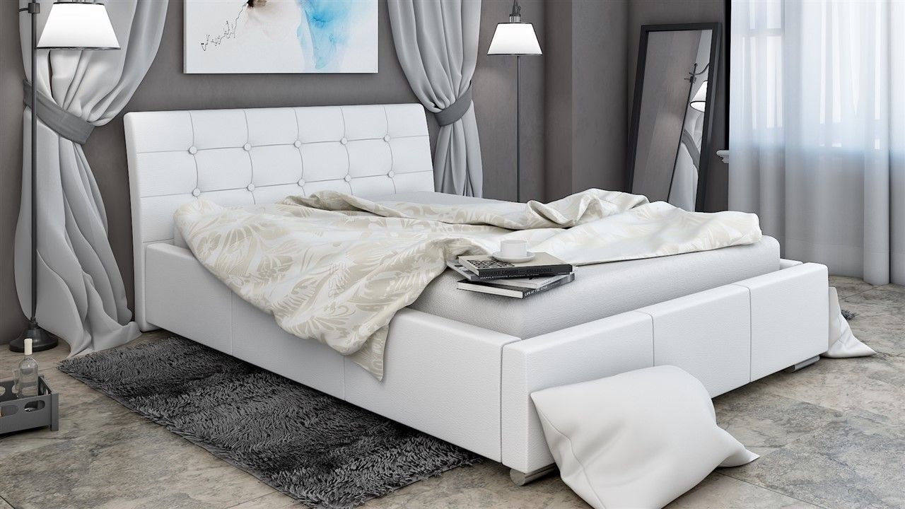 Polsterbett Bett Doppelbett PINO XS 160x200cm inkl.Lattenrost