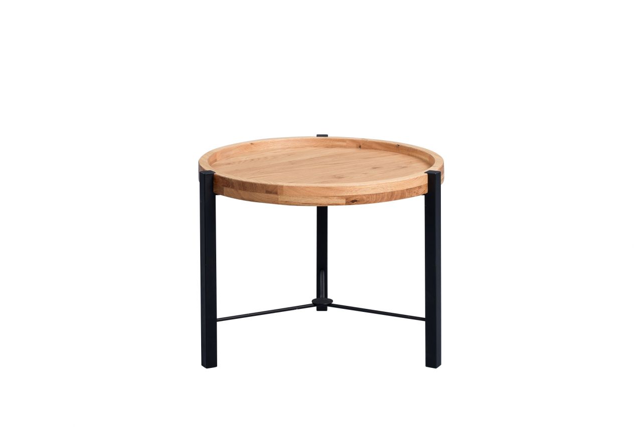 Couchtisch Beistelltisch TIRA 39x50 cm Wildeiche furniert