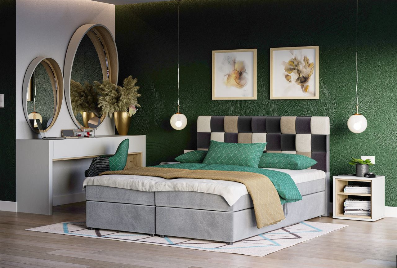 Boxspringbett Schlafzimmerbett RAINBOW 180x200cm Variante Nr.3