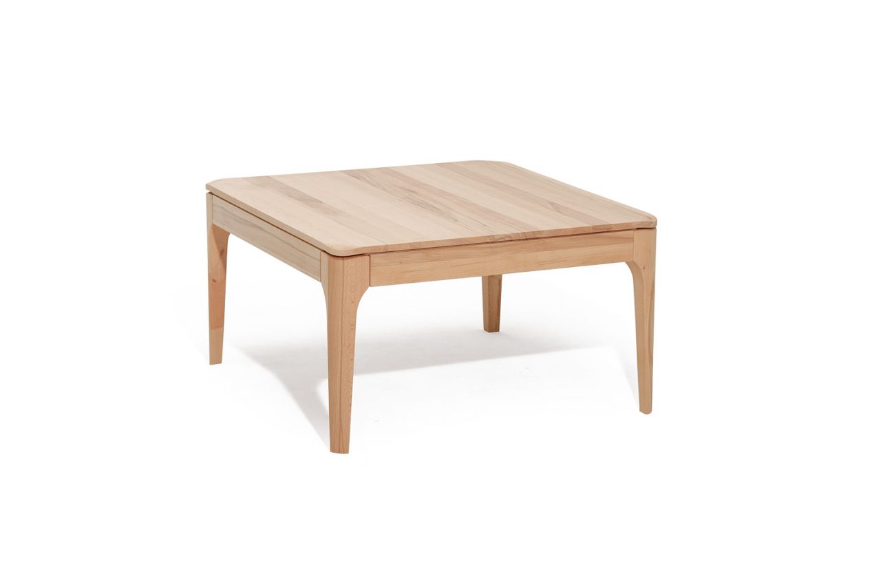 Couchtisch Tisch ALGEA XL Kernbuche Massivholz 80x80 cm