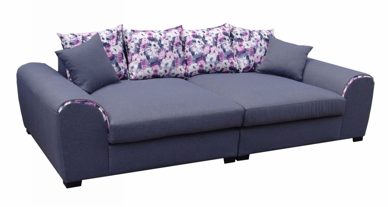 Big Sofa Couchgarnitur Megasofa Riesensofa GULIA -Gobi 4 Anthrazit