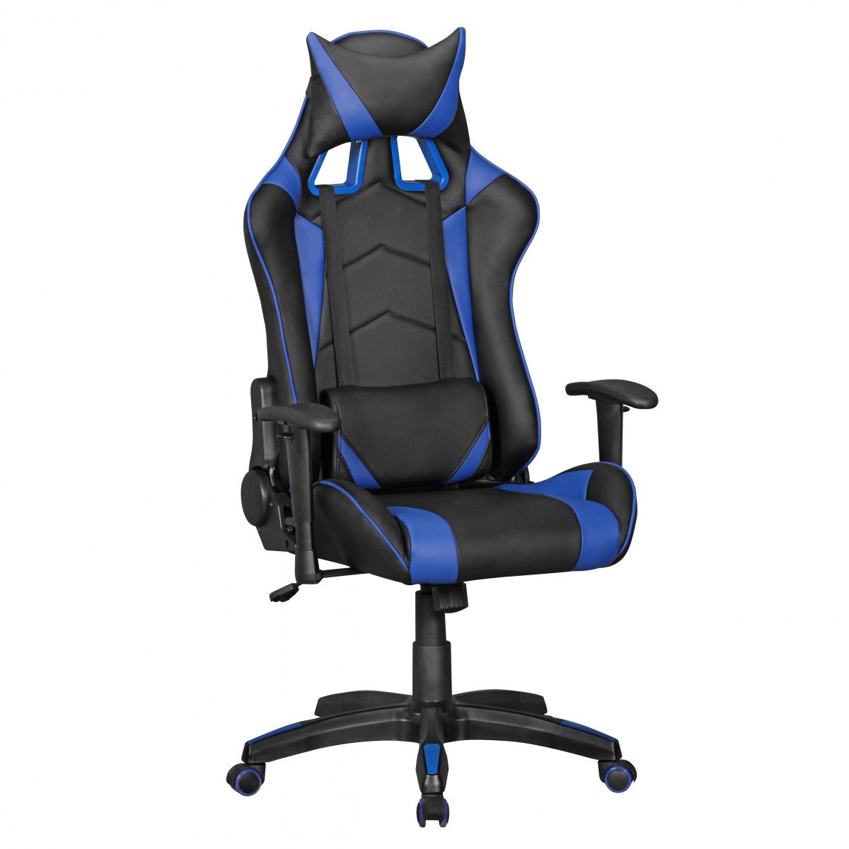 Drehstuhl Bürostuhl Chefsessel GAMING 1- Schwarz / Blau