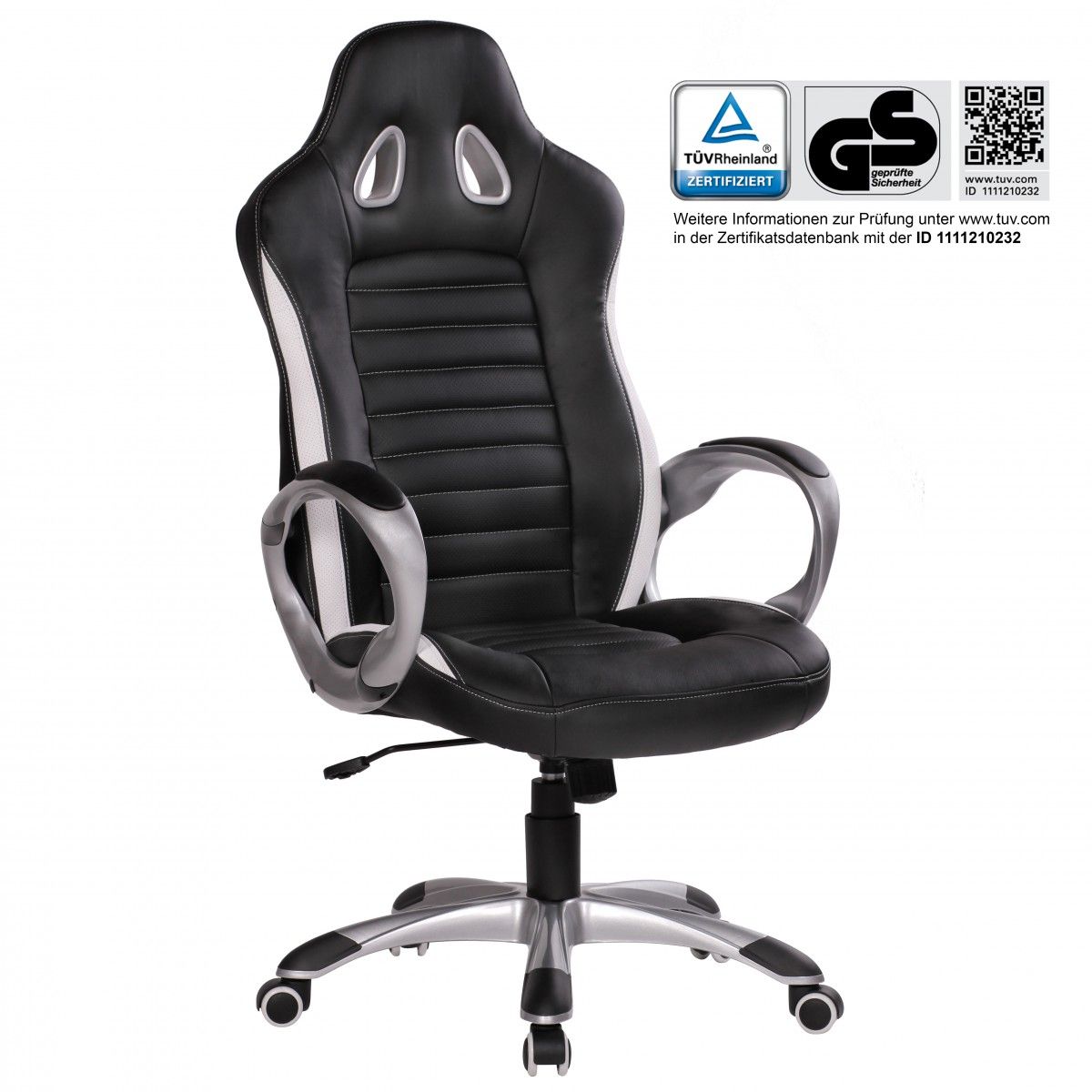 Drehstuhl Bürostuhl Chefsessel SPEED Schwarz