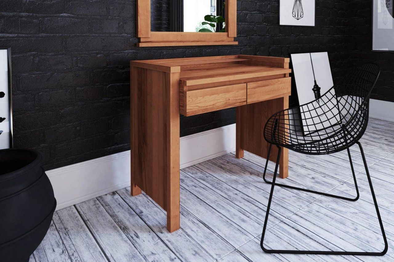 Schminktisch Tisch MAISON Buche massiv 85x86x45 cm