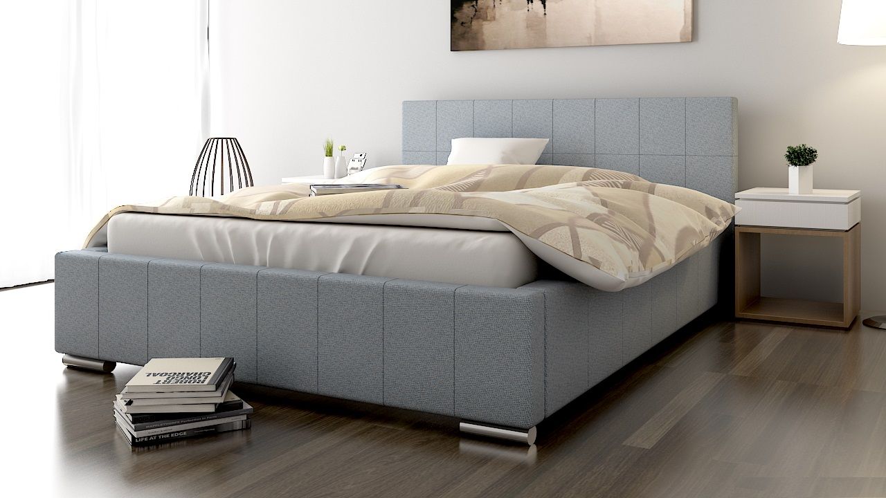 Polsterbett Bett Doppelbett GIORGIO 140x200cm inkl.Bettkasten