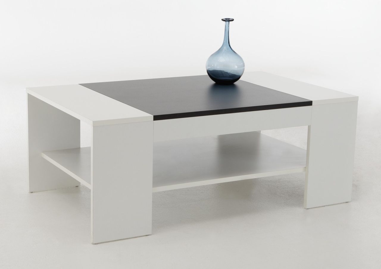 Couchtisch Wohnzimmertisch Beistelltisch 'Vera' 111x67 cm Weiß