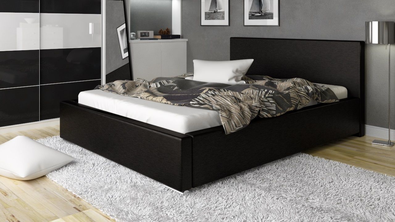 Polsterbett Bett Doppelbett NELIO XS 160x200cm inkl.Lattenrost